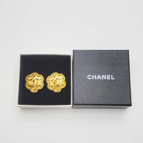 CHANEL Authentic Gold Earrings